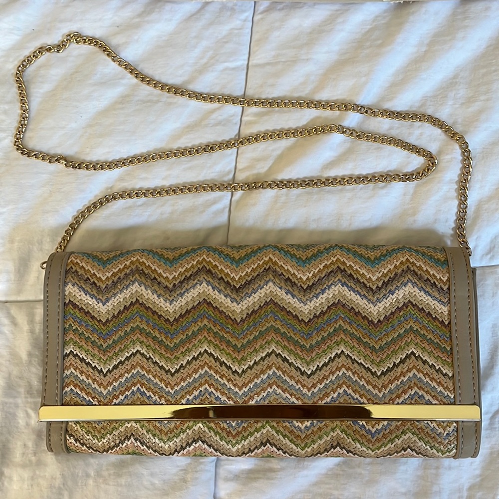 Hallhuber Missoni like crossbody or remove straps for clutch